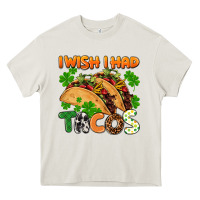 Cream I wish i had tacos St. Patrick's day Heavy Core Tee - FaDigitalArtStudio
