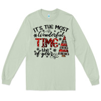 Matcha IT THE MOST WONDERFUL TIME the of year Long Sleeve Tee - CowhideDigitalArt
