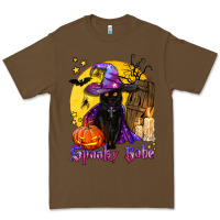 Cacao spooky babe black witch cat Premium Tee - BundleAndBundleShop