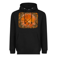 Black glitter leopard basketball background Heavyweight Hoodie - RanaPortraitStore