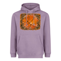 Lavender glitter leopard basketball background Heavyweight Hoodie - RanaPortraitStore