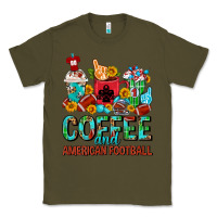 Army Green Coffee And American Football Coffee Cups Classic Tee - FaDigitalArtStudio