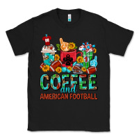 Black Coffee And American Football Coffee Cups Classic Tee - FaDigitalArtStudio