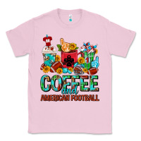 Bubblegum Pink Coffee And American Football Coffee Cups Classic Tee - FaDigitalArtStudio