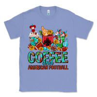 Colony Blue Coffee And American Football Coffee Cups Classic Tee - FaDigitalArtStudio