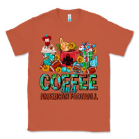 Copper Coffee And American Football Coffee Cups Classic Tee - FaDigitalArtStudio
