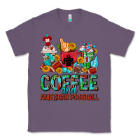 Lavender Coffee And American Football Coffee Cups Classic Tee - FaDigitalArtStudio