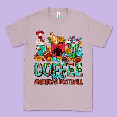 Coffee And American Football Coffee Cups Classic Tee Designed By Fadigitalartstudio