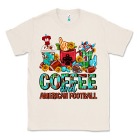 Natural Coffee And American Football Coffee Cups Classic Tee - FaDigitalArtStudio