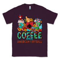 Plum Coffee And American Football Coffee Cups Classic Tee - FaDigitalArtStudio