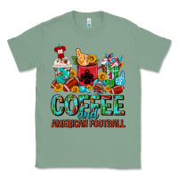 Sage Coffee And American Football Coffee Cups Classic Tee - FaDigitalArtStudio