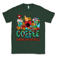 Sports Green Coffee And American Football Coffee Cups Classic Tee - FaDigitalArtStudio