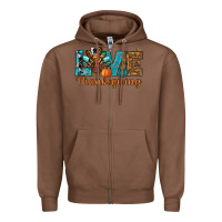 Chestnut love thanksgivings turkey Zipper Hoodie - RanaPortraitStore
