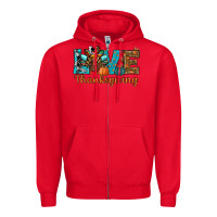 Red love thanksgivings turkey Zipper Hoodie - RanaPortraitStore
