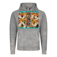 Cloud Rock texas sunflower cactus cowhide Vintage Hoodie - Artiststas
