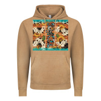 Vintage Camel texas sunflower cactus cowhide Vintage Hoodie - Artiststas