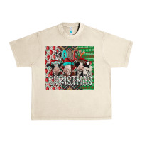 Sandshell mooey Christmas Urban Heavy Tee - CowhideDigitalArt