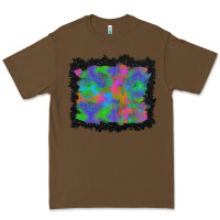 Cacao halloween neon leopard background Premium Tee - BundleAndBundleShop