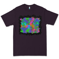 Plum halloween neon leopard background Premium Tee - BundleAndBundleShop
