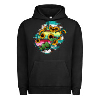 Pigment Black west virginia map sunflower cactus serape Urban Hoodie - RanaPortraitStore