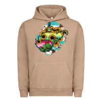 Pigment Burro west virginia map sunflower cactus serape Urban Hoodie - RanaPortraitStore