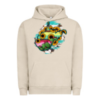 Pigment French Oak west virginia map sunflower cactus serape Urban Hoodie - RanaPortraitStore