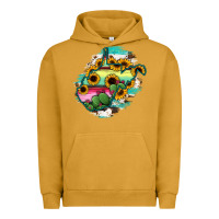 Pigment Peanut Butter west virginia map sunflower cactus serape Urban Hoodie - RanaPortraitStore