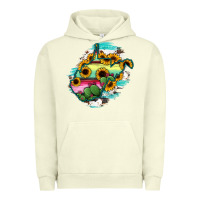 Pigment Pistachio west virginia map sunflower cactus serape Urban Hoodie - RanaPortraitStore