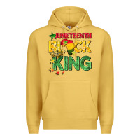 Antique Gold juneteenth black king Premium Hoodie - BarkalooDesign