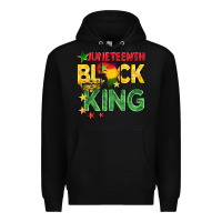Black juneteenth black king Premium Hoodie - BarkalooDesign