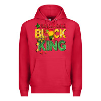 Cardinal juneteenth black king Premium Hoodie - BarkalooDesign