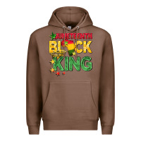Chestnut juneteenth black king Premium Hoodie - BarkalooDesign
