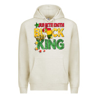 Oatmeal Heather juneteenth black king Premium Hoodie - BarkalooDesign