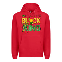 Red juneteenth black king Premium Hoodie - BarkalooDesign