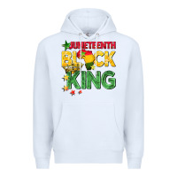 White juneteenth black king Premium Hoodie - BarkalooDesign