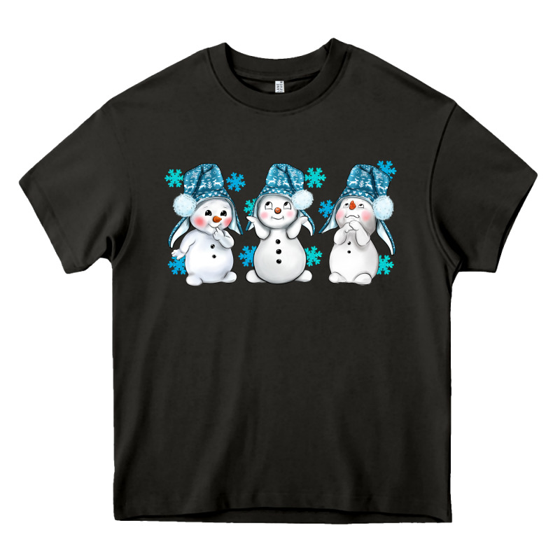 Snowman Winter Bbs Heavy Core Tee by BundleAndBundleShop | Teevron