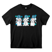 Black snowman winter bbs Heavy Core Tee - BundleAndBundleShop