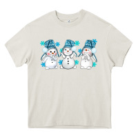 Cream snowman winter bbs Heavy Core Tee - BundleAndBundleShop