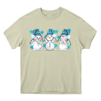 Mossy snowman winter bbs Heavy Core Tee - BundleAndBundleShop