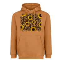 Meerkat leopard sunflowers background Heavyweight Hoodie - RanaPortraitStore