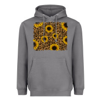 Storm leopard sunflowers background Heavyweight Hoodie - RanaPortraitStore
