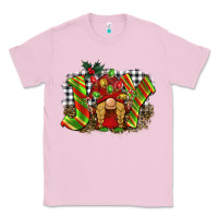 Bubblegum Pink christmas joy gnome Classic Tee - BarkalooDesign