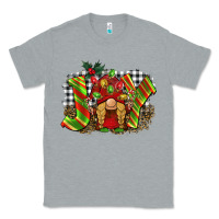 Heather Grey christmas joy gnome Classic Tee - BarkalooDesign