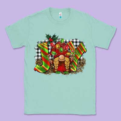 Christmas Joy Gnome Classic Tee Designed By Barkaloodesign
