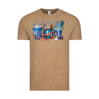 Vintage Coffee Christmas Coffee Vintage Tee - CowhideDigitalArt