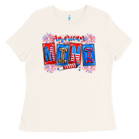 Bone american mini Ladies Tee - CowhideDigitalArt