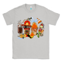 Moon Dust Firefighter Coffee Cups Classic Tee - FaDigitalArtStudio