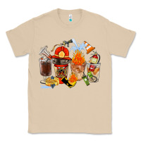 Mushroom Firefighter Coffee Cups Classic Tee - FaDigitalArtStudio