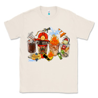 Natural Firefighter Coffee Cups Classic Tee - FaDigitalArtStudio