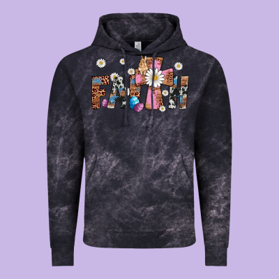 Faith Cross Vintage Hoodie Designed By Artiststas